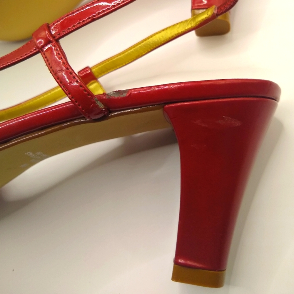 Impo Maria Tri-Colored Strappy Patin Leather Sandal - Picture 7 of 13